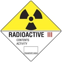 20x20mm - Self Adhesive - Roll of 250 - Radioactive III
