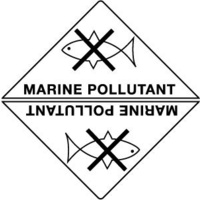50x50mm - Self Adhesive - Sheet of 12 - Marine Pollutant
