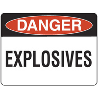 300x225mm - Poly - Danger Explosives