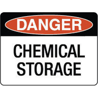 300x225mm - Poly - Danger Chemical Storage