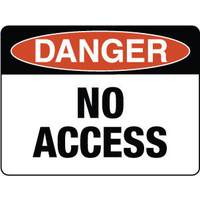 300x225mm - Poly - Danger No Access