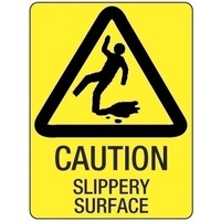 300x225mm - Poly - Caution Slippery Surface