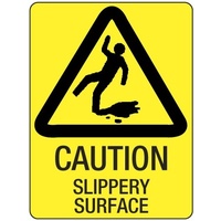 240x180mm - Self Adhesive - Caution Slippery Surface
