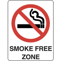 403MP -- 300x225mm - Poly - Smoke Free Zone