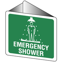 505OWP -- 225x225mm  - Poly  - Off Wall - Emergency Shower