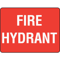 240x180mm - Self Adhesive - Fire Hydrant