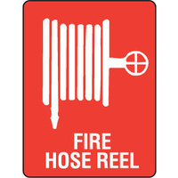 707MP -- 300x225mm - Poly - Fire Hose Reel (with pictogram)