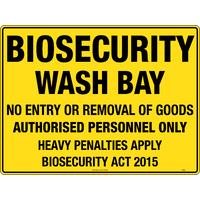 855LP -- 600X400mm - Poly - Biosecurity Wash Bay