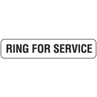 300x100mm - Self Adhesive - Ring for Service