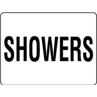 140x120mm - Self Adhesive - Pkt of 4 - Showers