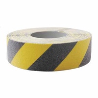 25mm x 18.2mtr - Anti-Slip Tape - Black/Yellow