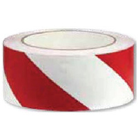 48mm x 33mtr - Floor Marking Tape - Red and White