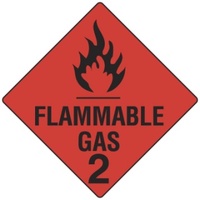 270x270mm - Poly - Flammable Gas 2