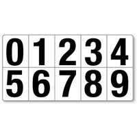 50mm Magnetic Numbers Set of 0 - 9