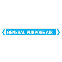 30x380mm - Self Adhesive Pipe Markers - Pkt of 10 - General Purpose Air
