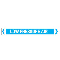 30x380mm - Self Adhesive Pipe Markers - Pkt of 10 - Low Pressure Air