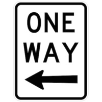600X400 - AL CL1W - One Way (left arrow)