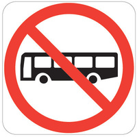 R6-10-1A -- 600x600 - AL CL1W - Buses Prohibited 