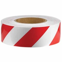 50mm x 5mtr - Class 2 Reflective Tape - Red and White