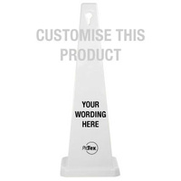 White Custom Cone Stand