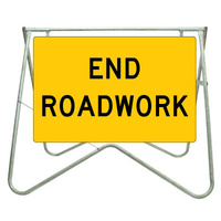 900x600 - Swing Stand and Sign - End Roadwork