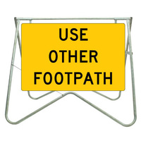 900x600 - Swing Stand and Sign - Use Other Footpath