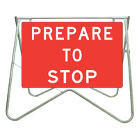 900x600 - Swing Stand and Sign - Prepare To Stop