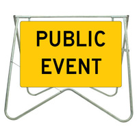 900x600mm - Swing Stand and Sign - Public Event 