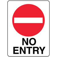 300x225mm - Poly - No Entry