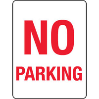 450x300mm - Poly - No Parking