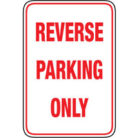 450x300mm - Metal - Reverse Parking Only