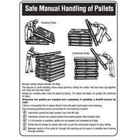 450x300mm - Metal - Safe Manual Handling of Pallets