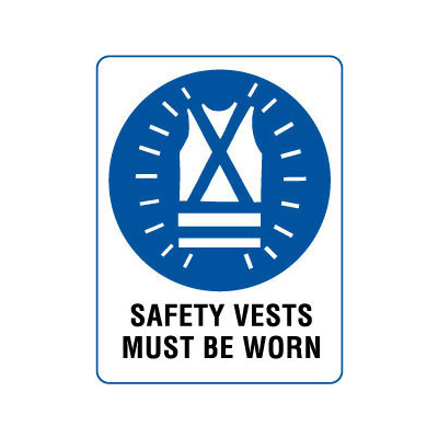 Safety Vests Must Be Worn