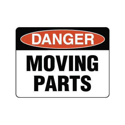 Danger Moving Parts
