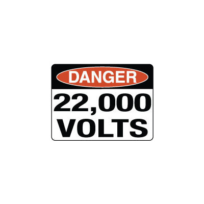 Danger 22,000 Volts