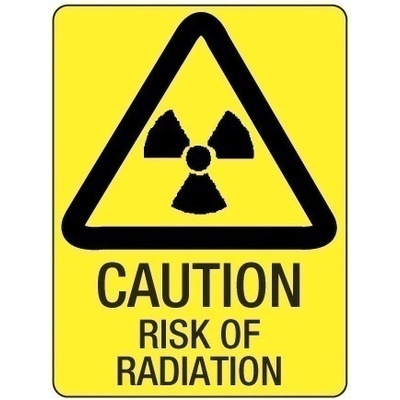 Caution Risk of Radiation