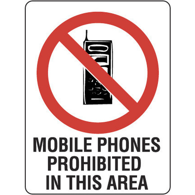 Mobile Phones Prohibited in This Area