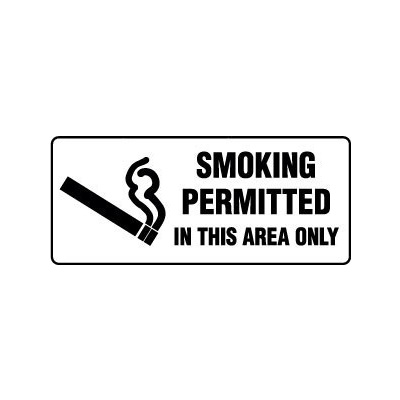 Smoking Permitted In This Area Only