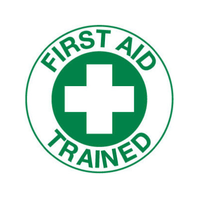 Trained with First Aid Pictogram