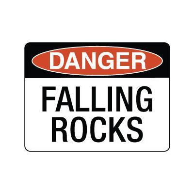 Danger Falling Rocks