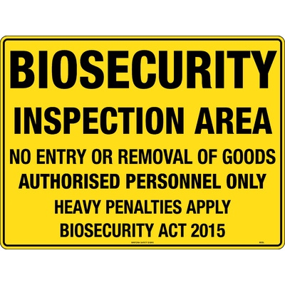 Biosecurity Inspection Area