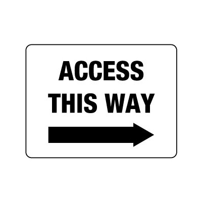 Access This Way (right arrow)