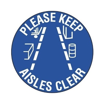 Please Keep Aisles Clear