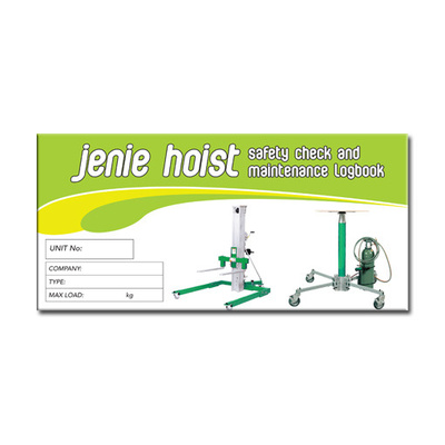 Jenie Hoist log book DL