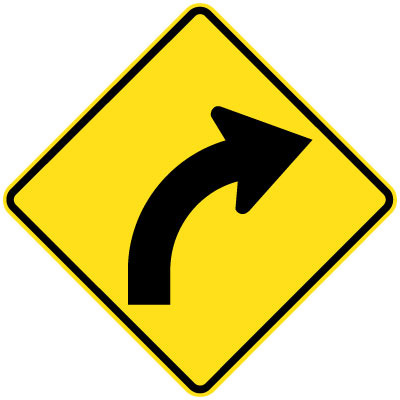 Reverse Curve Left Or Right Picto Road Signs Uss - vrogue.co