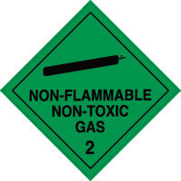 20x20mm - Self Adhesive - Roll of 250 - Non-Flammable Non-Toxic Gas 2