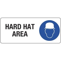 450x200mm - Poly - Hard Hat Area