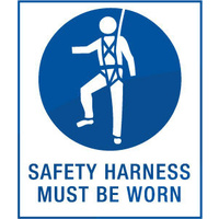 Appropriate Safety Harness and Fall Arrest Must be Worn and Secured