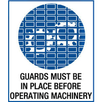 Guards Must be in Place Before Operating Machinery