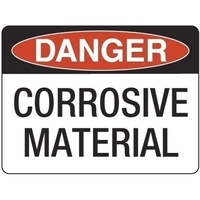300x225mm - Metal - Danger Corrosive Material